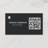 Visitenkarte mit QR-Code (Vorderseite)