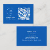 Visitenkarte mit QR-Code & Logo (Vorne/Hinten)