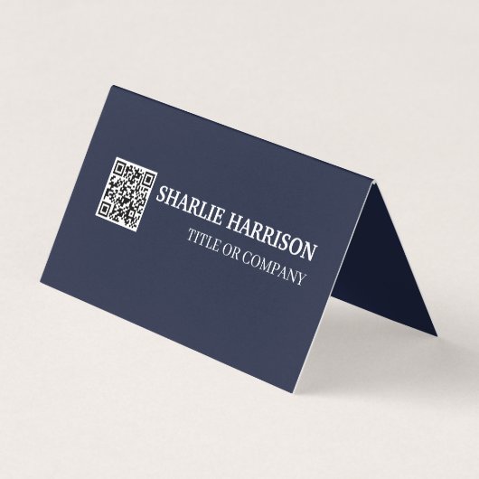 Visitenkarte mit QR-Code Visitenkarten (Vorderseite)