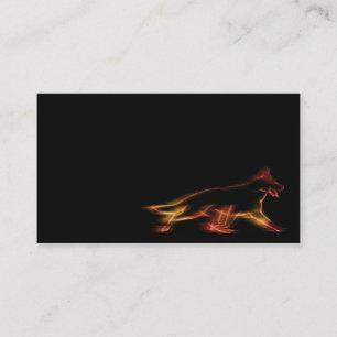 Visitenkarte mit Schäferhund-Hund