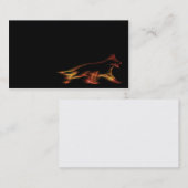 Visitenkarte mit Schäferhund-Hund (Vorne/Hinten)