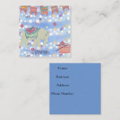 Visitenkarte mit Showtime Circus Thema (Vorne/Hinten)