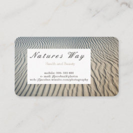 Visitenkarte mit strukturiertem