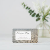 Visitenkarte mit strukturiertem (Stehend Vorderseite)