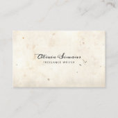 Visitenkarte mit Vintagem Rahmen (Vorderseite)