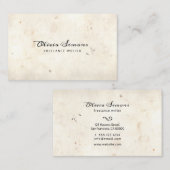 Visitenkarte mit Vintagem Rahmen (Vorne/Hinten)