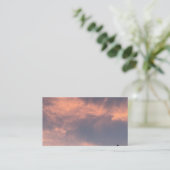 Visitenkarte mit Wolken (Stehend Vorderseite)