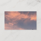 Visitenkarte mit Wolken (Vorderseite)