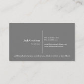 Visitenkarte mit zwei gekreuzte Schlüsseln (Rückseite)