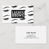 Visitenkarte Modern Lashes & Brows (Vorne/Hinten)