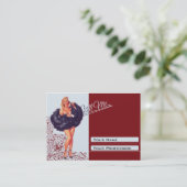 Visitenkarte mollig - PinUp Terminkarte (Stehend Vorderseite)