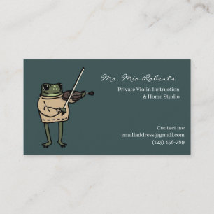 Visitenkarte Musiklehrer