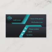 Visitenkarte nach EffektVorlage (Rückseite)