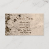 Visitenkarte Natur in Sepia (Rückseite)