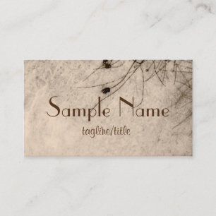 Visitenkarte Natur in Sepia