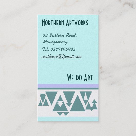 Visitenkarte Nord-Dreiecke (Vorderseite)