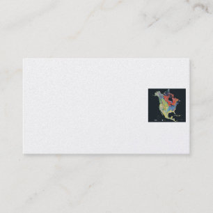 Visitenkarte/nordamerikanische Geologie Visitenkarte