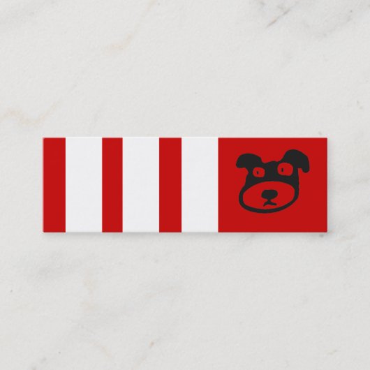 Visitenkarte oder Lesezeichen (Vorderseite)