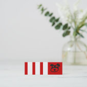 Visitenkarte oder Lesezeichen (Stehend Vorderseite)