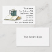 Visitenkarte "Open Book Design" (Vorne/Hinten)