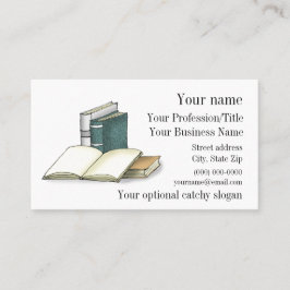 Visitenkarte "Open Book Design"