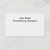 Visitenkarte - Orientierungskarte (Rückseite)