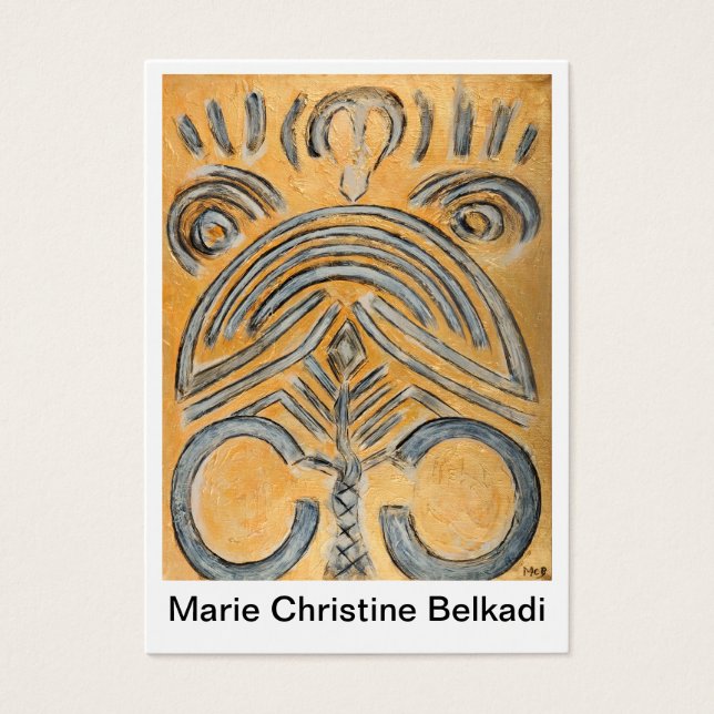 Visitenkarte Originelle Kunstwerke Abstrakte Kunst (Vorderseite)