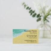 Visitenkarte-Ozean-Strand Visitenkarte (Stehend Vorderseite)