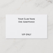 VISITENKARTE Palm Springs in den Schatten (Rückseite)