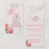 Visitenkarte Paris Brocante (Vorne/Hinten)