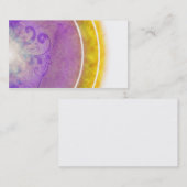 Visitenkarte-Pastellblumen Visitenkarte (Vorne/Hinten)