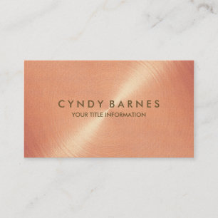 Visitenkarte Peach Sheen