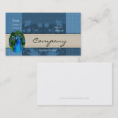 Visitenkarte - Pfau (Vorne/Hinten)