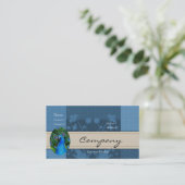 Visitenkarte - Pfau (Stehend Vorderseite)