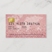 Visitenkarte Pink Custom Vip (Rückseite)