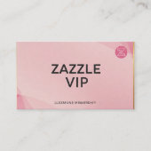 Visitenkarte Pink Custom Vip (Vorderseite)