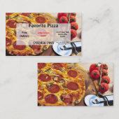 Visitenkarte-Pizza-Restaurant Visitenkarte (Vorne/Hinten)