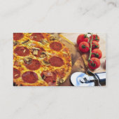 Visitenkarte-Pizza-Restaurant Visitenkarte (Rückseite)