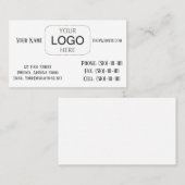 Visitenkarte-Plan Visitenkarte (Vorne/Hinten)