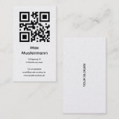 Visitenkarte, platin (individuell gestaltbar) visitenkarte (Vorne/Hinten)