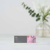 Visitenkarte Prinzessin-Abstract (Stehend Vorderseite)