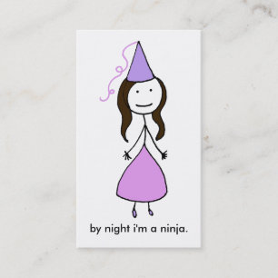 Visitenkarte Prinzessin-Ninja