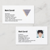 Visitenkarte-Professor Visitenkarte (Vorne/Hinten)