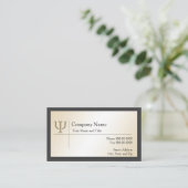 Visitenkarte Psychologe (Stehend Vorderseite)