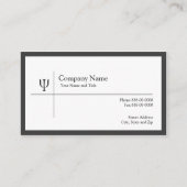 Visitenkarte Psychologe (Vorderseite)