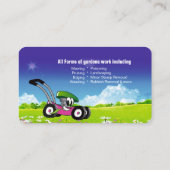 Visitenkarte "Rasen und Landschaften" (Rückseite)