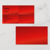 Visitenkarte Red Square Tiles (Vorne/Hinten)