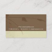 Visitenkarte - Renaissance (Rückseite)