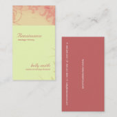 Visitenkarte - Renaissance 2 (Vorne/Hinten)