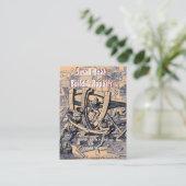 "Visitenkarte Reparatur des Shipwright u. des Visitenkarte (Stehend Vorderseite)